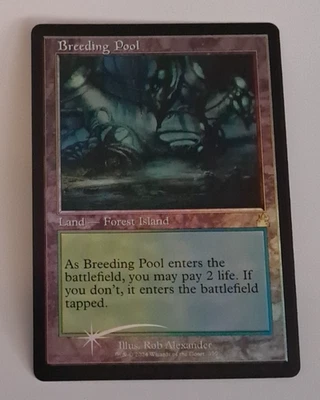 Breeding Pool Retro Frame FOIL NM/M Magic the Gathering Ravnica Remastered MTG - Image 1 of 2