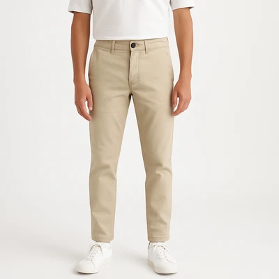 Hollister Men’s Epic Flex Skinny Chino Pants Khaki Stretch Cotton Twill W28 L26* - Image 1 of 4