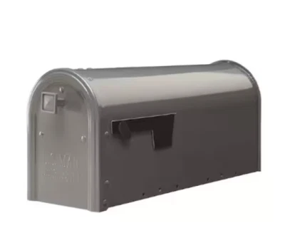 Gibraltar EM110GM0 Tamaño Estándar Acero Galvanizado Rural Buzón Gris Foto 1 de 4