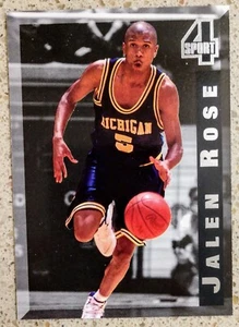 1994 Classic 4 Sport Bonus Card Jalen Rose #BC9 Rookie Rare Insert - Bild 1 von 2