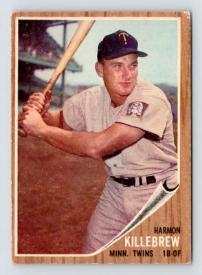 1962 Topps Card, #70 Harmon Killebrew Hall of Fame, Minnesota Twins, see Video - Image 1 of 3