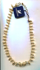 SWAROVSKI CLEAR CRYSTAL DRIPPY NECKLACE NWT 425.00 - Picture 1 of 1
