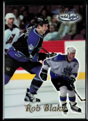 1999-00 Topps Gold Label Class 1 Black #32 Rob Blake - Image 1 of 2