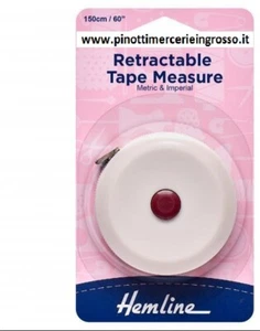 METRO DA SARTA RETRAIBILE CENTIMETRO AVVOLGIBILE PROFESSION. H253 DA CM 150-60" - Picture 1 of 1