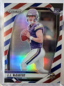2024 Panini Prizm JJ McCarthy #400 Red White Blue Prizm Rookie RC Vikings - Picture 1 of 1
