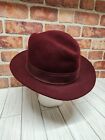 Will Leather Goods The Tribly Handmade in USA Bordeaux Hat Sz: XL