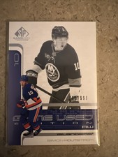 2022-23 UD SP GAME USED 01-02 RETRO ROOKIE #R-67 ISLES SIMON HOLMSTROM 029/999