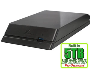 New Avolusion HDDGear 5TB (5000GB) USB 3.0 External XBOX ONE Gaming Hard Drive - Picture 1 of 5