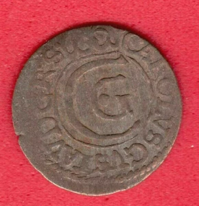 Livonia 1655 Schilling Carl X Gustav 1654-1660 Sweden Riga  1393 - Picture 1 of 2