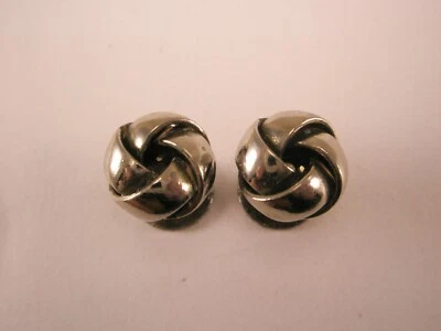 SINGLES (2) 7/16" Tono Plateado Nudos De Colección Formal Novio Esmoquin Baile de graduación Tachuelas g97 Foto 1 de 4