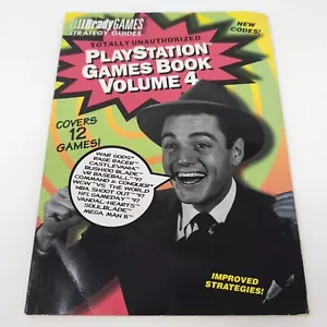 Totally Unauthorized Playstation Games Book Volume 4 Brady Games Strategy Guide - Picture 1 of 7