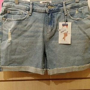 DENIZEN from Levi's Women's Mid-Rise 5" Jean Light Wash Shorts, Size 2/W26 - Picture 1 of 4