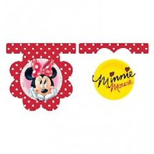 MINNIE MOUSE Daisy Red Party Banner