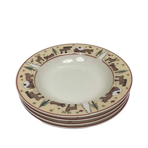 Juego de 4 cuencos de sopa MEIWA TABLE ART GINGER CREEK LEANNE ANDERSON 8 3/4" - Imagen 1 de 5