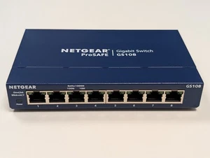 NETGEAR GS108v4 ProSAFE 8-Port Gigabit Switch - Picture 1 of 5