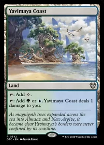 Yavimaya Coast 0342 Non Foil Rare Thunder Junction Commander MTG NM - Picture 1 of 2