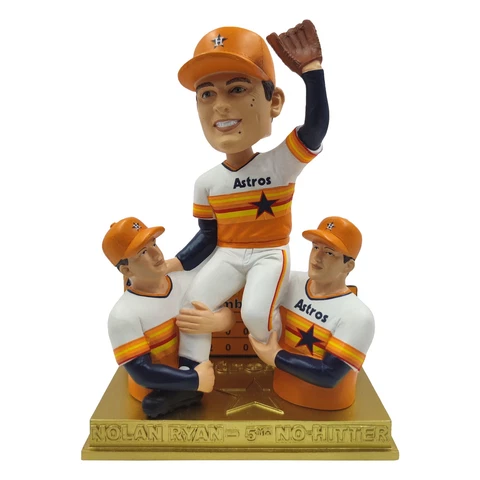 Nolan Ryan Houston Astros 5th No Hitter No-Hitter Series Bobblehead MLB Baseball Cover