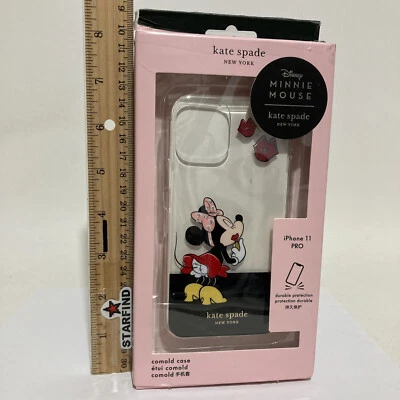 Kate Spade Disney Minnie Mouse iPhone 11 PRO Estuche Caja USAR BIEN Estuche para Teléfono VER Foto 1 de 4