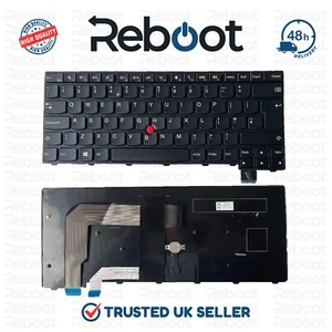 NEW Lenovo ThinkPad 13 Gen 2 T460S T470S T470P UK Layout Laptop Keyboard - Picture 1 of 2