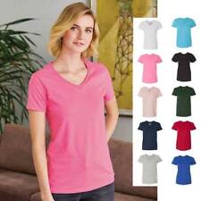 Hanes Women Neck Label Relaxed Fit Comfortsoft V-Neck T-Shirt