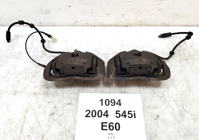 ✅ 04-10 Juego de pinzas de freno delanteras izquierda derecha OEM BMW E60 E63 E64 545 550 650 54k Foto 1 de 4