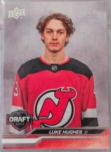 2023-24 Upper Ceck Draft Luke Hughes #750 (RC) - Picture 1 of 2