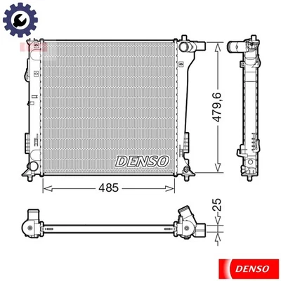 RADIATOR ENGINE COOLING DRM41020 FOR HYUNDAI TUCSON/III/SUV G4FJ 1.6L 4cyl - Image 1 of 4