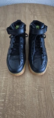 Nike Air Force 1 Mid LV8 Black Trainers Size UK 6 - Image 1 of 4