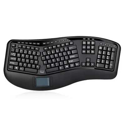 WKB-4500UB-Teclado táctil ergonómico inalámbrico de escritorio, diseño de teclas divididas, Foto 1 de 4