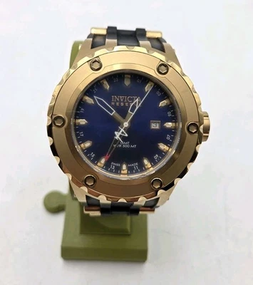 Invicta 6185 Reserve GMT Gold-Plated Stainless Steel Watch-New Battery - Image 1 of 4