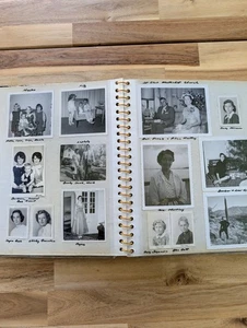 Vintage Picture Album From 1940's 1950's 1960's 70's B&W, Lots Of photos, Family - Picture 1 of 11