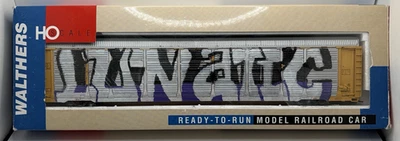 Escala HO Walthers 932-4855 Thrall 89' Tri-Nivel Auto Carrier CSX 852328 Graffiti Foto 1 de 4