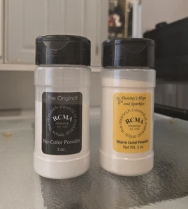 Bundle: RCMA The Original No-Color Powder + RCMA Warm Gold Powder - Picture 1 of 3