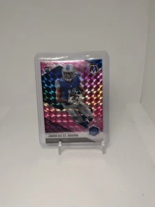 Amon-Ra St. Brown 2021 Panini Mosaic Rookie Pink Camo Prizm #328 Lions RC - Imagen 1 de 2