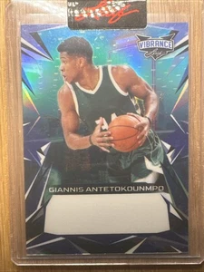2022 Leaf Vibrance Giannis Antetokounmpo Milwaukee Bucks Proof 1/1 - Picture 1 of 3