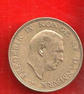 DENMARK 1 KRONER 1954 - Picture 1 of 2