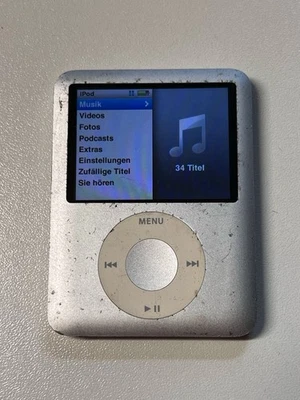 Apple iPod nano 3. Generation 3g silber  (4GB) A1236 guter Zustand Händler - Bild 1 von 4