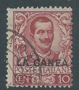 1905 LA CANEA USATO FLOREALE 10 CENT - RR12229 - Picture 1 of 2