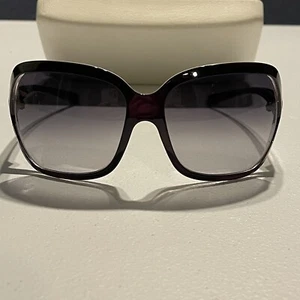 VTG Versace 4114 Burgundy Square Oversized Women Sunglasses Era 2000’s Y2K - Picture 1 of 18