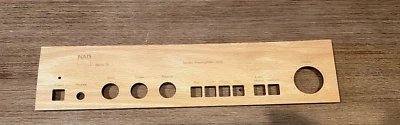 Placa frontal NAD 1020 roble brillante #015 amplificador no incluido HACER OFERTA Foto 1 de 4