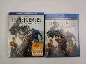 Transformers Age of Extinction (Blu-ray + DVD, 2014) W Slipcover NEW - Imagen 1 de 5