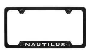 Lincoln Nautilus Black Finish Metal License Frame Holder - Picture 1 of 5