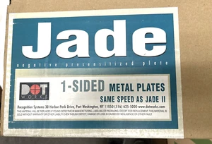 Offset Printing Conventional Metal Plate JADE 11-7/8" x 13-3/8" .0055 SC GL/100 - Picture 1 of 5
