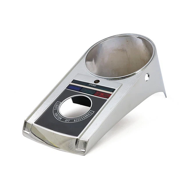 Copri cruscotto copertura tachimetro cromato, per Harley - Davidson Softail 68-90 - Immagine 1 di 1