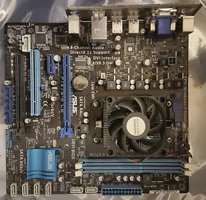 ASUS F1A75-M LE Micro ATX Motherboard AMD A4-3300 CPU incl. Cooler Backplate - Picture 1 of 6