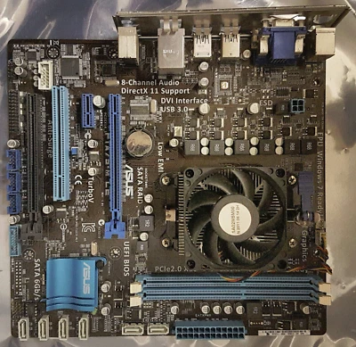 ASUS F1A75-M LE Micro ATX Motherboard AMD A4-3300 CPU incl. Cooler Backplate - Image 1 of 4