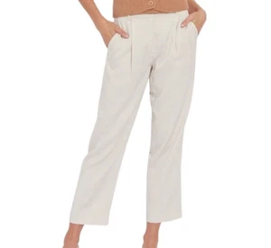 The Reset R Label pantaloni larghi non sbiancati kaki chiaro avorio taglia XL $198 - Foto 1 di 9