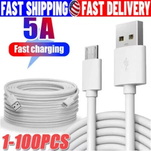 3/6ft Micro USB Fast Charging Cable Cord For Samsung Android Phone Charger LOT - Picture 1 of 24