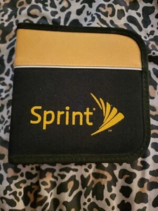 VTG Sprint CD Case 12 Pockets Disc Zipper dvd media carrying wallet - Picture 1 of 3