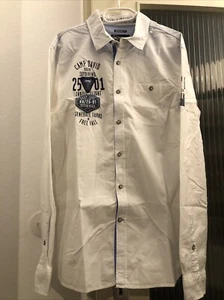 Camp David Hemd Gr.L,16/41-42,wie Neu,Herrn,Weiß,Langarm,Elegant - Bild 1 von 5